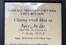 Thông báo ngày tu an lạc 6/9/2026