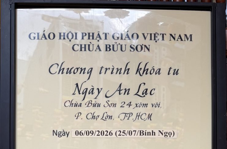 Thông báo ngày tu an lạc 6/9/2026